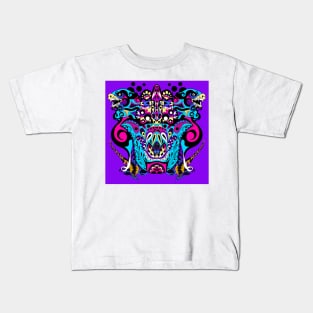 the kaiju world in the hand of gods ecopop beast totonac wallpaper 1 Kids T-Shirt